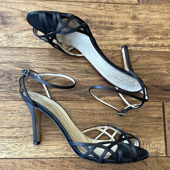 Kate Spade Strappy Heeled Sandals Open Toe Heels Brown Size 7.5 - Picture 10 of 10